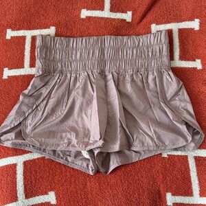 FP Movement by Free People High Waist Mauve Shorts